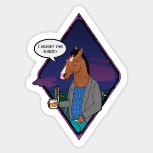 That horse from Horsin' Around Sticker